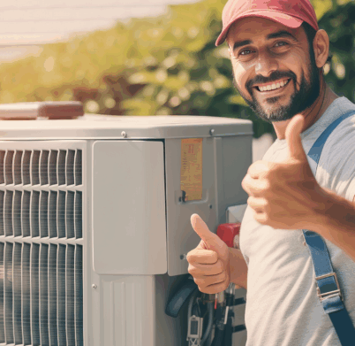 imagem de funcionario da prisma prestando servico de refrigeracao