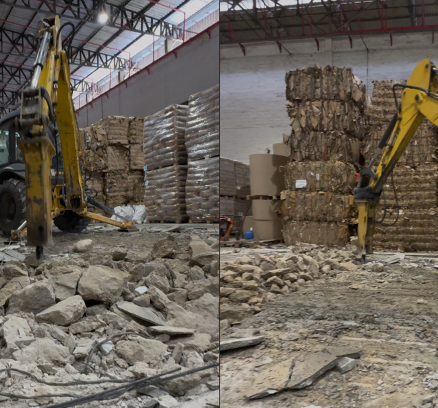 180825 - TROCA DE PISO EM FABRICA NO DISTRITO INDUSTRIAL DE MANAUS